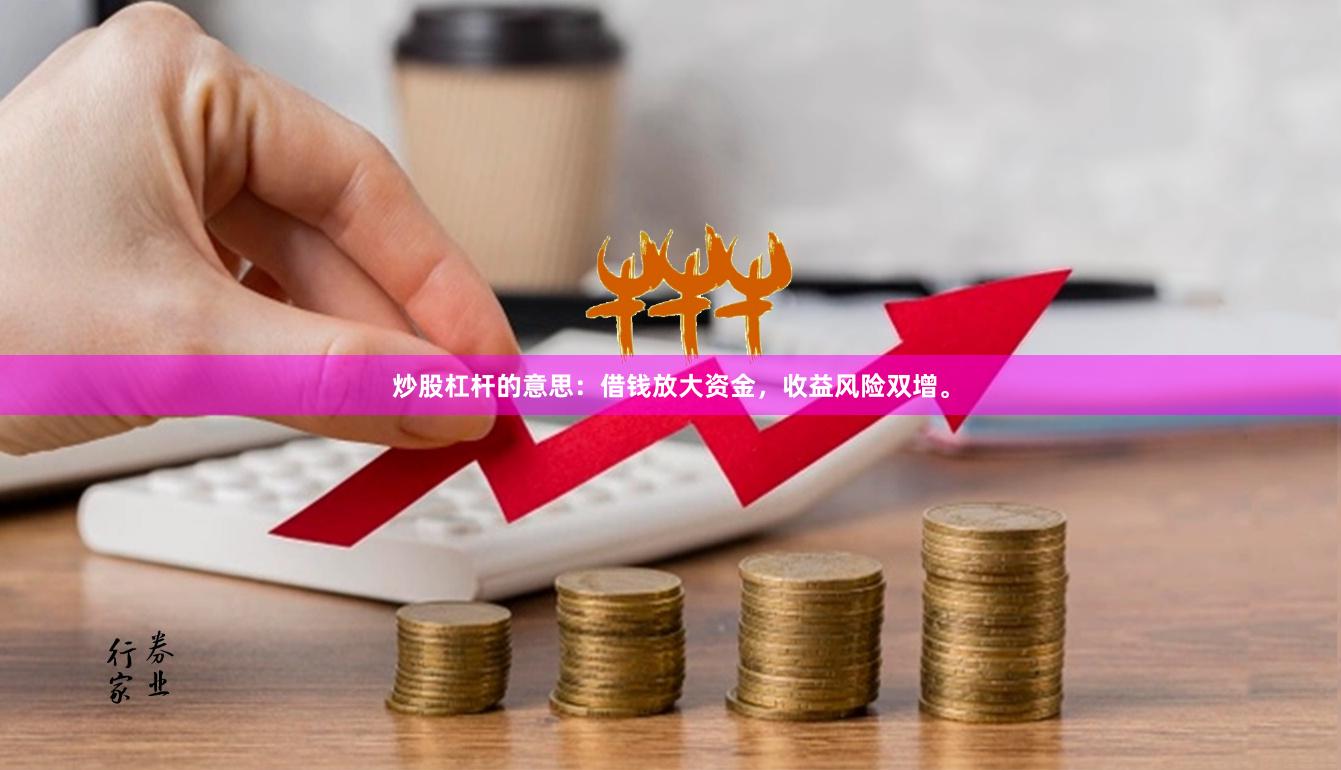 炒股杠杆的意思：借钱放大资金，收益风险双增。